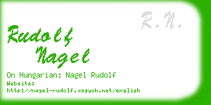 rudolf nagel business card